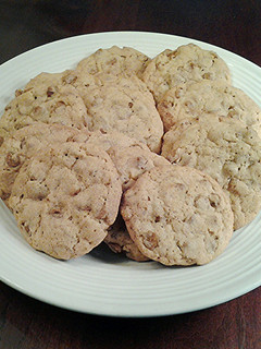 A picture of Cinnamon Chip Spice Chip Cookies.