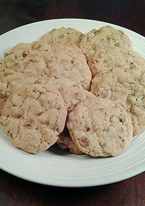 A picture of Cinnamon Chip Spice Chip Cookies.