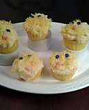 White Chocolate Cupcakes with White Chocolate Whipped Cream Frosting