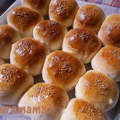 A picture of Jam-Packed Cream Buns With Easy Custard Cream Filling.