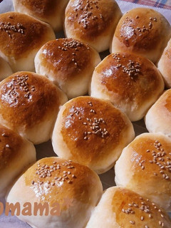 A picture of Jam-Packed Cream Buns With Easy Custard Cream Filling.