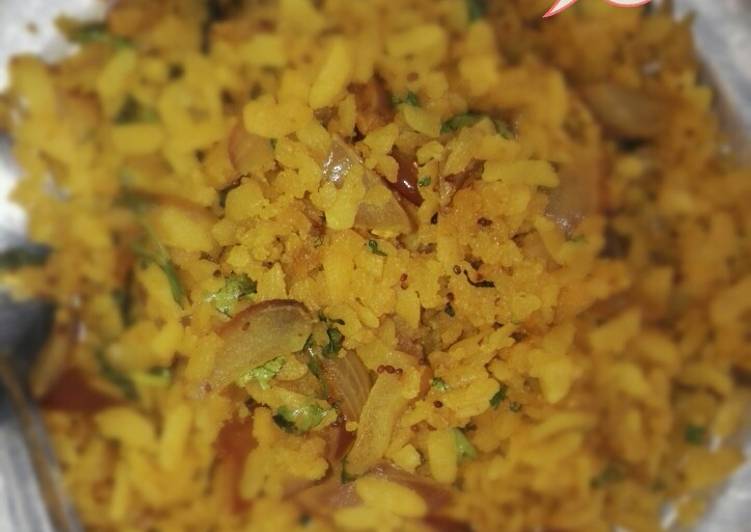 How to Prepare Perfect Onion poha