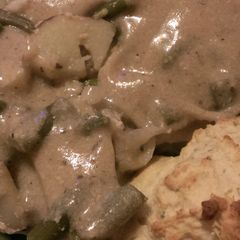 A picture of Crockpot porkchops.