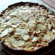 Torta de manzana en licuadora