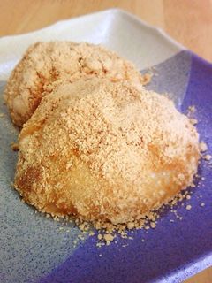 A picture of Grandma's Abekawa Mochi - Mochi Rice Cakes with Kinako.
