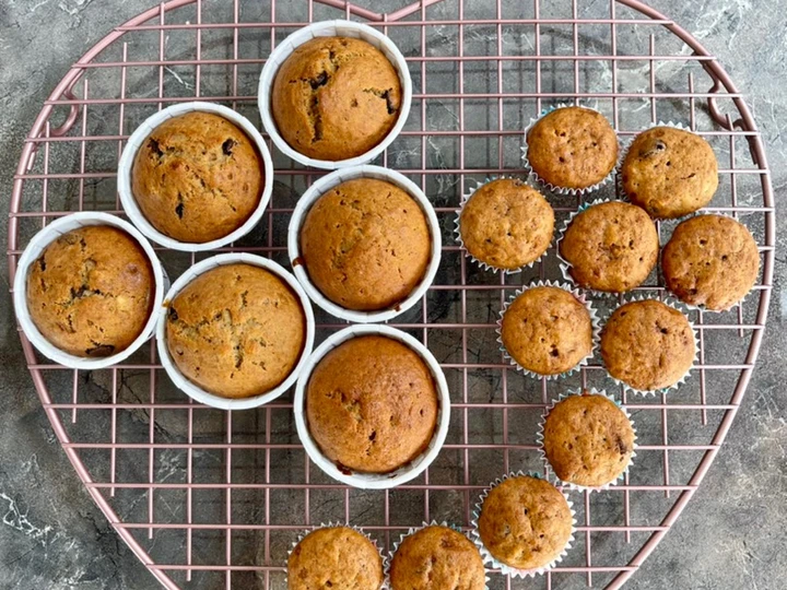 Cara Gampang Membikin Resep  Choco Banana Muffin yang Menggugah Selera, Lezat