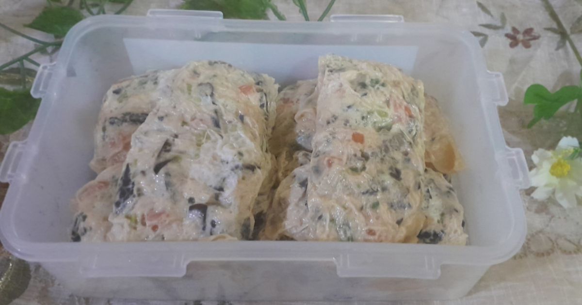 Dimsum Ayam bungkus Kulit Tahu (untuk Diet)