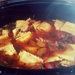 A picture of Spicy Italian Soup.