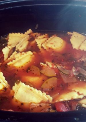 A picture of Spicy Italian Soup.