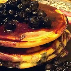 A picture of Blueberry Pancakes.