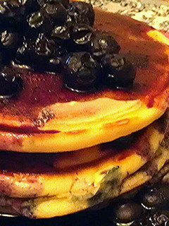 A picture of Blueberry Pancakes.