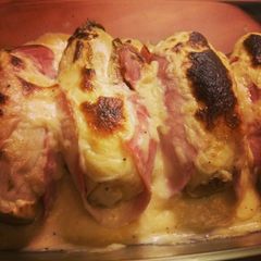 A picture of Endives au jambon.