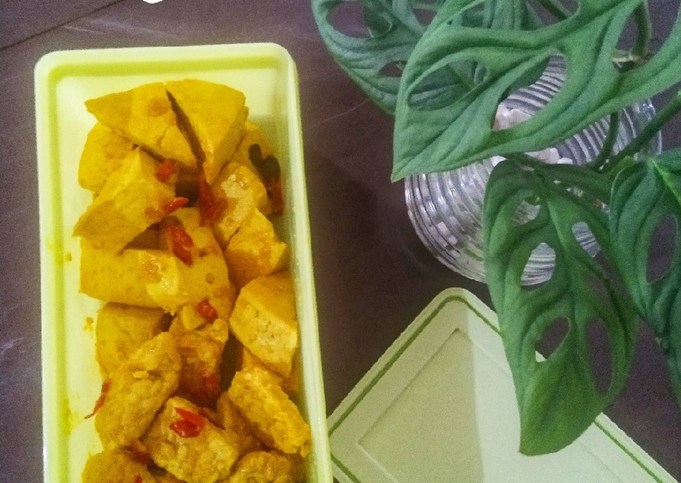 Tahu Tempe Ungkep Pedas