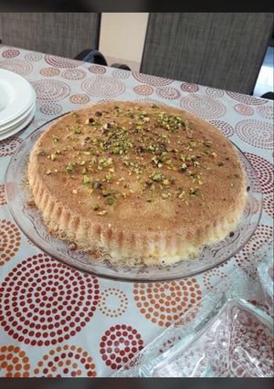 صورة لوصفة كنافه بالقشطه