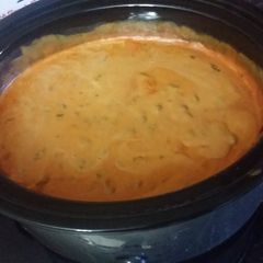 A picture of Griff 's cheesey beef dip for anything.