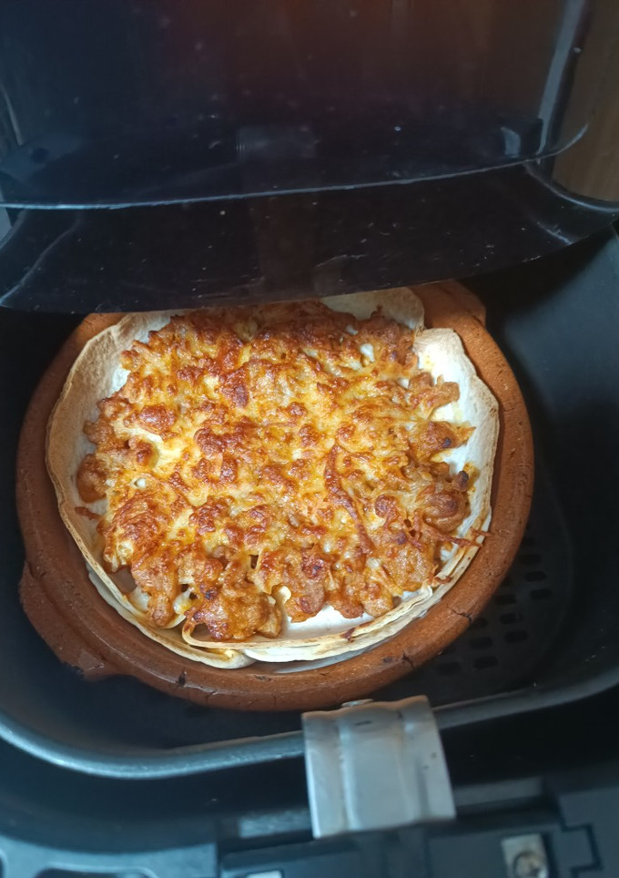 Una foto de Lasaña airfryer con fajita