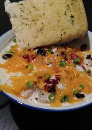 A picture of Fully Loaded Baked Potato Soup.