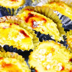 A picture of Easy-bake Sweet Potatoes in your Microwave & Toaster.