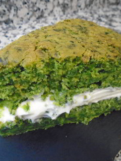 Una foto de Ispanakli Kek o tarta Musgo de los bosques