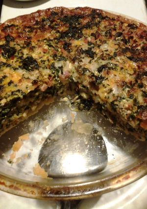 A picture of Easy Kale Quiche.