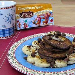 A picture of Healthy Gingerbread Spice Pancakes For One.