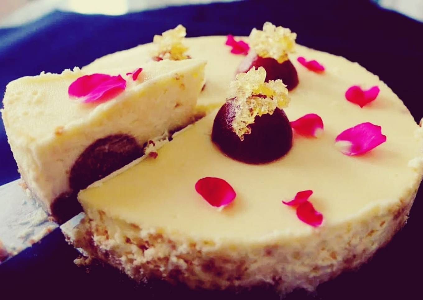 Gulabjamun Cheese Cake