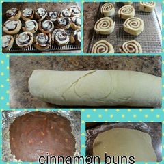 A picture of cinnamon buns.
