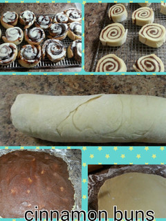 A picture of cinnamon buns.