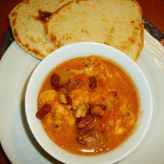 A picture of Indian Cauliflower and Bean Curry.