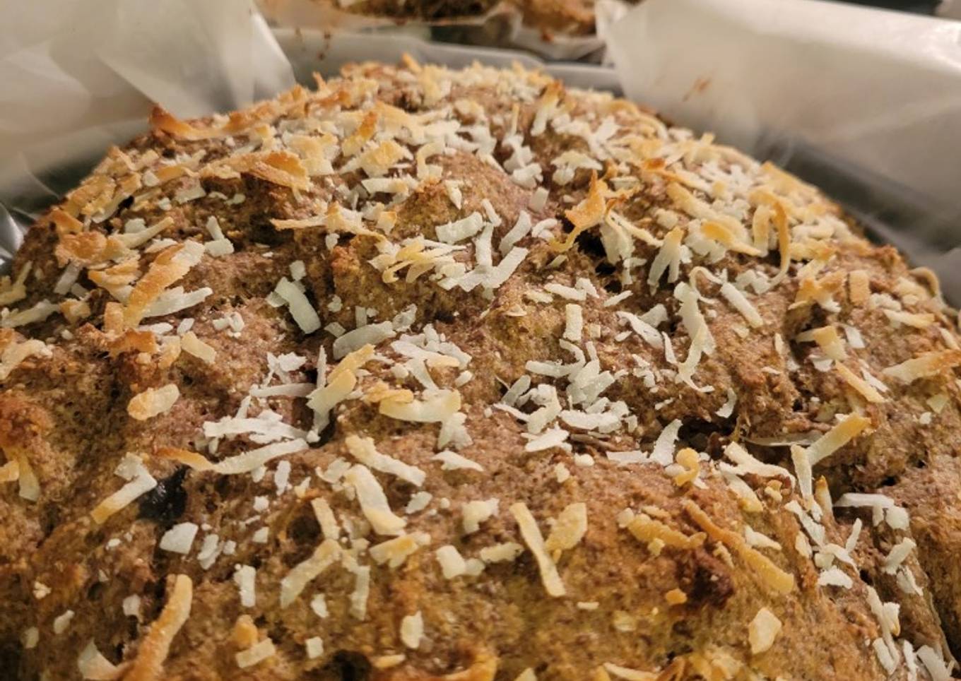 Pastel de Linaza/Avena/plátano