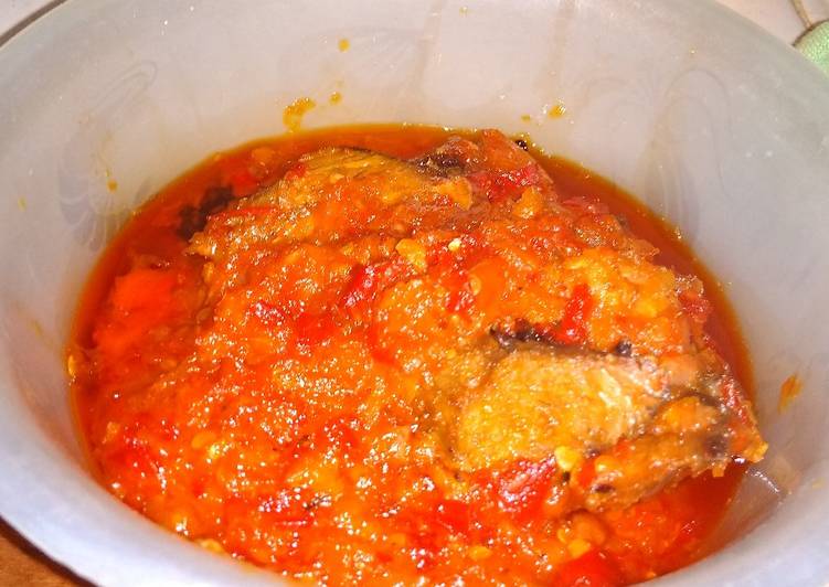 Balado pindang tongkol