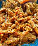 Mắm ruốc xào thịt