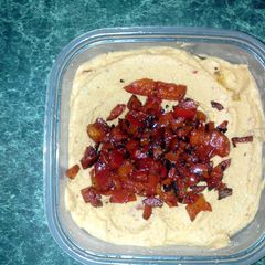 A picture of Homemade Hummus.