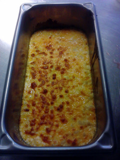 A picture of simple macaroni and cheese.