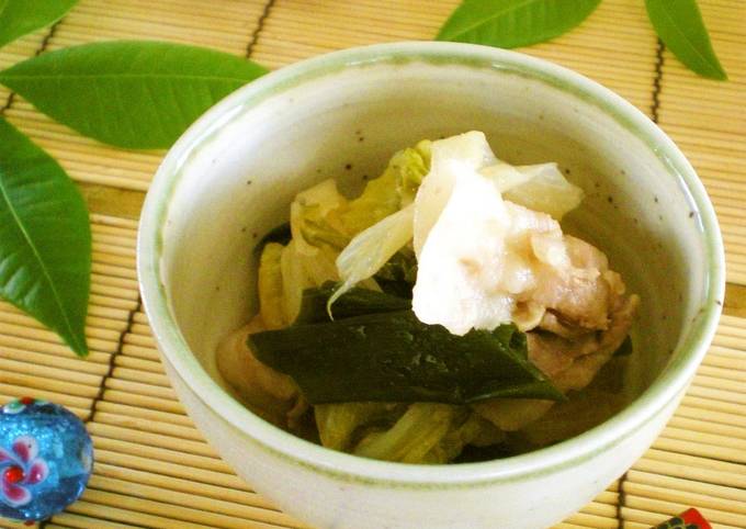 My Grandma's Signature Dish- Steam-Simmered Pork Belly and Chinese Cabbage *