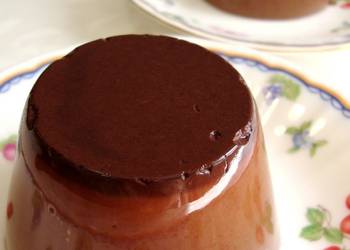 Easy Serving Recipe Mocha Chocolate Pudding without Heavy Cream Delicious Perfect