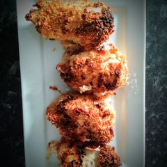 A picture of Easy Breaded Healthy Oven Baked Chicken.