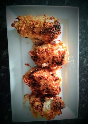 A picture of Easy Breaded Healthy Oven Baked Chicken.