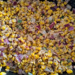 A picture of Mexican street corn.