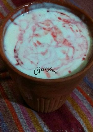 A picture of Kulad lassi.
