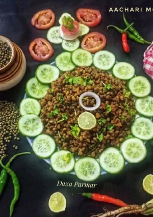 A picture of Aachari Moong Masala.