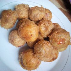 Yam balls A picture of Yam balls.