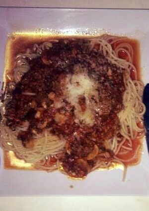 A picture of Grandpa's Spaghetti.
