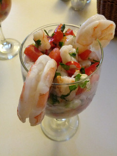 A picture of My Shrimp Ceviche.