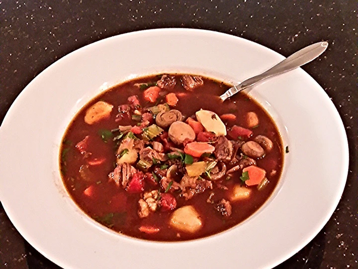 Easy Way Make Recipe Beef Vegetable Soup that is  Makes Drooling, Can Spoil the Tongue}