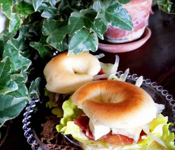 Unique Cuisine Bagel Sandwich Delicious Simple