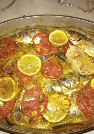 Une photo de Poisson Dorades au four