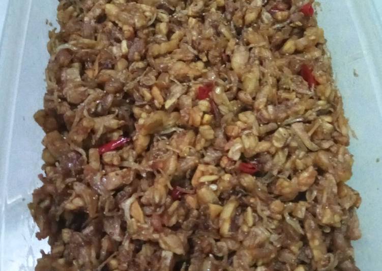 Resep Tempe orek campur teri medan tahan lama Anti Gagal