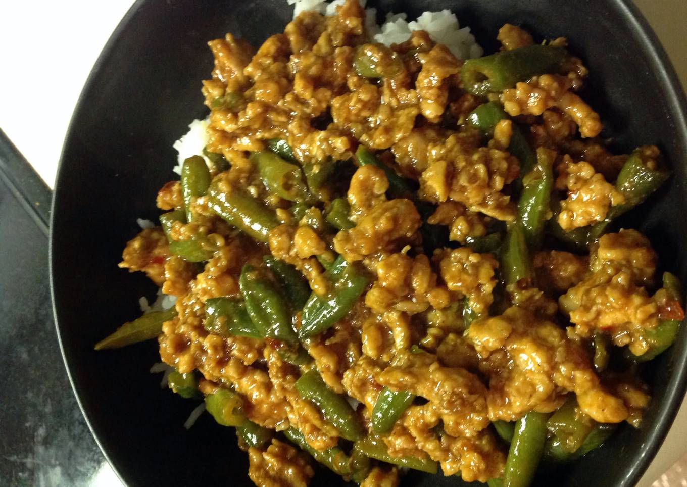 Szechuan Turkey With Green Beans