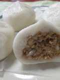 Steamed Pork Buns with Rice Flour for Wheat Allergies